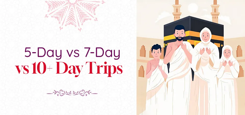 5-Day vs 7-Day vs 10+ Day Umrah Trips