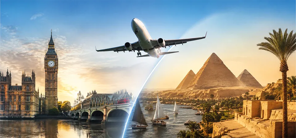 Average Flight Time from the UK to Egypt