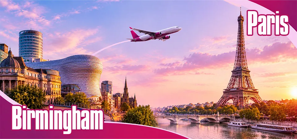 Birmingham to Paris Flight Time