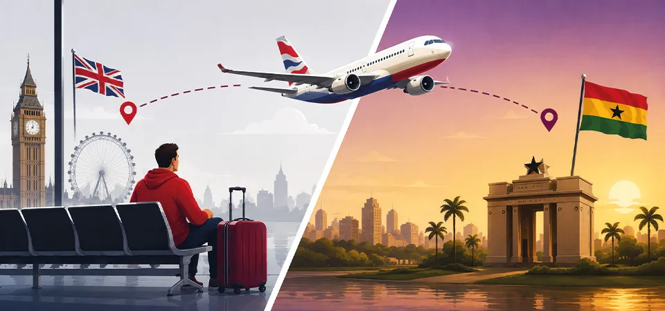 Direct Flights from the UK to Ghana