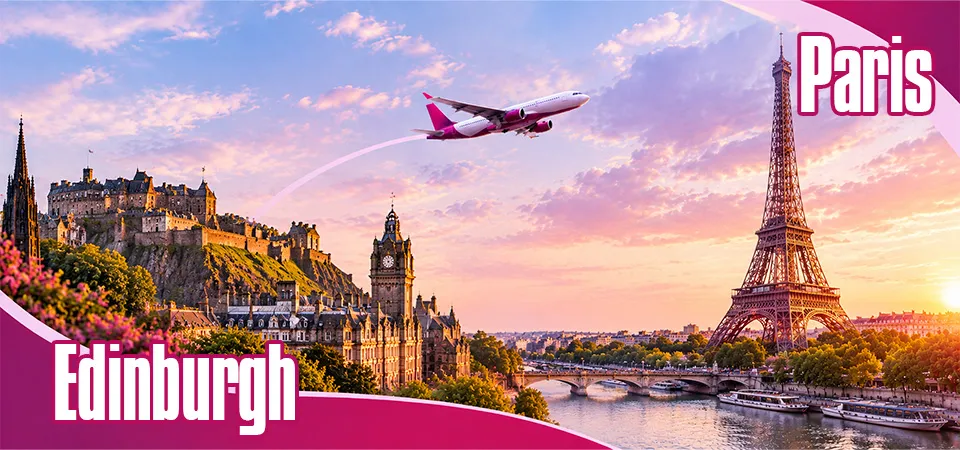 Edinburgh to Paris Flight Time