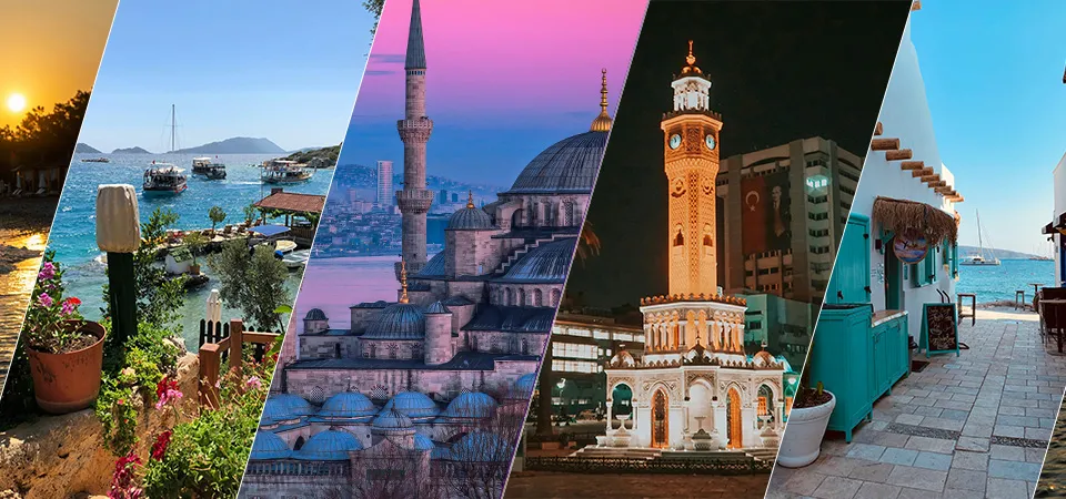 Flight Time by Destination in Turkey