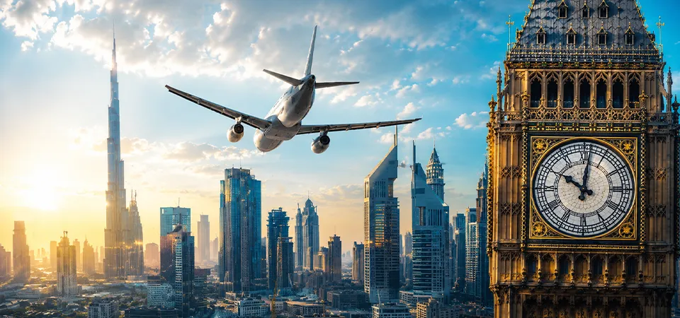 Flight Time from London to Dubai