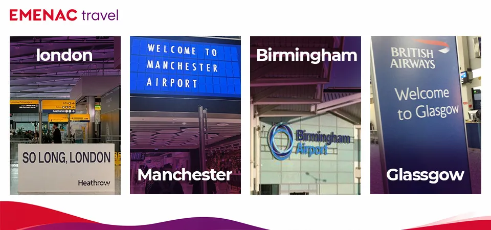 Flight Times From Major UK Airports to Gambia