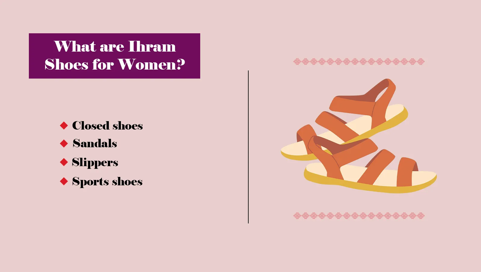 Ihram Shoes for Women