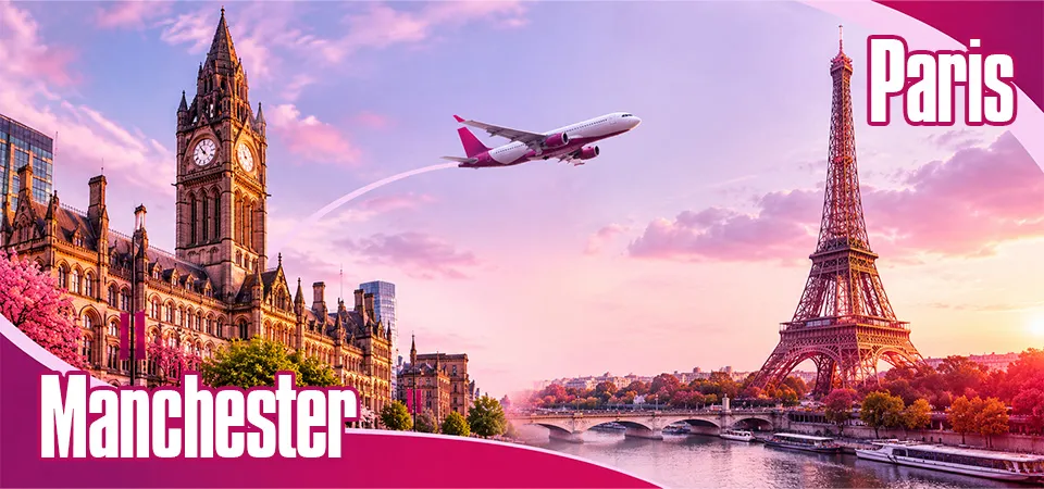 Manchester to Paris Flight Time