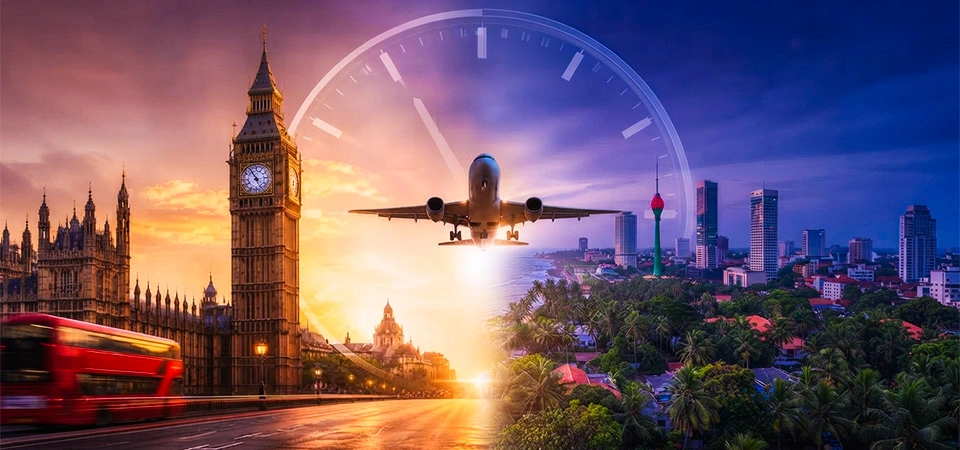 Time Difference Between the UK and Sri Lanka
