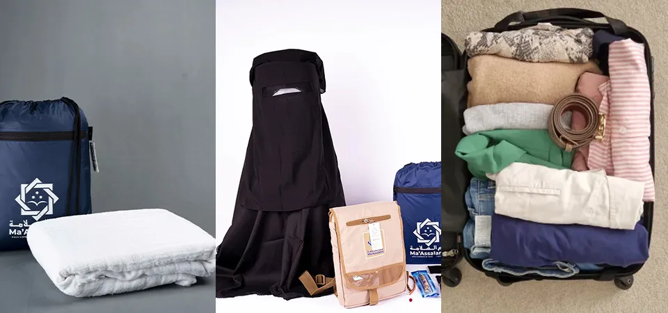 Umrah essentials packing