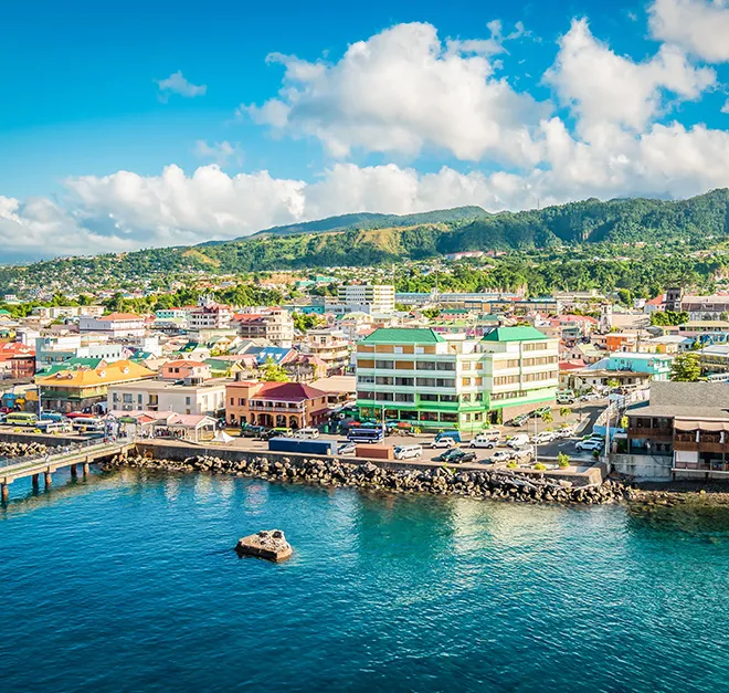 fights to Dominica Dominica